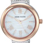 Anne Klein Women’s AK/2245RTST Swarovski Crystal Bangle Watch & Bracelet Gift Set