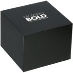 Movado Stainless Steel Swiss-Quartz Watch with Silicone Strap, Black