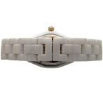 Peugeot Women Ceramic Wrist Watch with Crystal Bezel