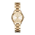 Michael Kors Women's Mini Slim Runway Gold-Tone Watch MK3512