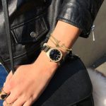 Gold Black Ceramic Watch Set 3875LBKT: A Stylish Trio for Timeless Elegance
