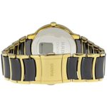 Rado Men's R30929712 Centrix Jubile Gold Plated Stainless Steel Bracelet Watch