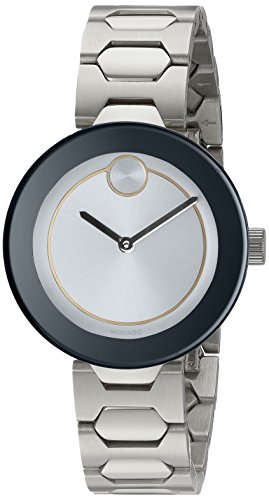 Movado Women's Swiss Quartz Stainless Steel Watch, Color: Silver-Toned