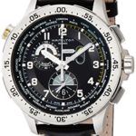 Hamilton Worldtimer Chronograph Black Dial Mens Watch