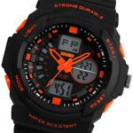 Aposon Men’s Dual Time Outdoor Digital Analog Sport Watch – 3ATM Waterproof LED Chronograph