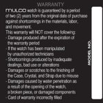 Mulco Bluemarine Chronograph Watch with Silicone Band