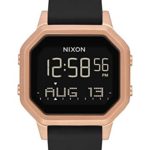 Nixon Siren SS Black/Rose Gold Women’s Water-Resistant Digital Watch