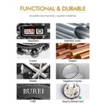 BUREI Mens Chronograph Quartz Watches