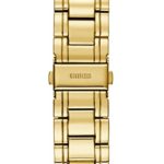 ✨ Sparkle in Style with GUESS Women's Gold-Toned Quartz Watch - A Glamorous Timepiece with 24-Hour Subdials! ⌚💫