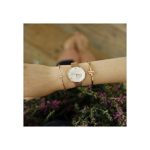 Elegant MAMONA Women's Rose Gold Mesh Watch - Slim & Waterproof with Adjustable Band