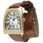 Peugeot Women's Analog Display Japanese Quartz Brown Watch
