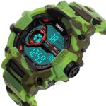 Boys Camouflage Digital Sports Watch, Aposon LED Screen Military Wrist Watch