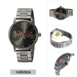 COACH Grand Women’s Quartz Watch | Elegant Carnation-Gold Horse & Carriage Accent