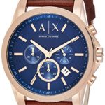 Armani Exchange Men's AX2508 Brown Leather Watch