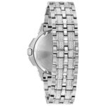 Bulova Men's Quartz Stainless Steel Dress Watch, Color:Silver-Toned