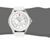 MICHELE Women's CAPE Analog Display Swiss Quartz White Watch