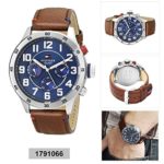 Tommy Hilfiger Men's Quartz Stainless Steel and Leather Casual Watch
