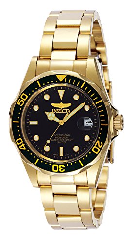 Invicta Men's Pro Diver Collection 23k Gold Plated Watch