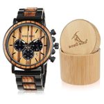 BOBO BIRD Wooden Mens Watches Large Size Stylish Wood