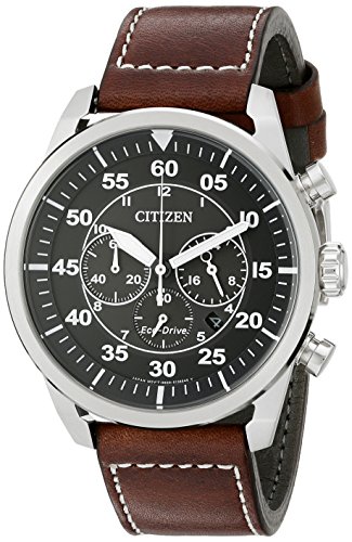 Citizen Men's Eco-Drive Stainless Steel Chronograph Watch with Date