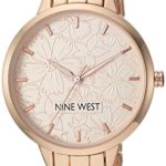 Nine West Women's Rose Gold-Tone Bracelet Watch