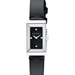 Gucci G-Frame Black Dial Ladies Leather Watch YA147504