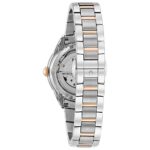 Bulova Women’s Automatic Stainless Steel Casual Watch – Model 98P170 Two-Tone Rose Gold & Steel