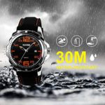 Aposon Men’s Quartz Silicone Band Sport Watch – 30M Waterproof Analog Timepiece