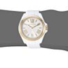 Michael Kors Women's Bradshaw Quartz Silicone Strap, White