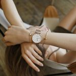MAMONA Women's Rose Gold Quartz Watch Gift Set Waterproof