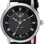ELYSEE Men's Classic-Edition Analog Display Quartz Black Watch