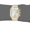 Michele Deco Twelve Diamonds Chronograph 18k Two Tone Women's Watch