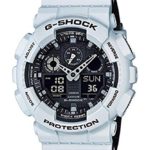 Casio G-Shock GA-100 Military Series Watches - White/One Size