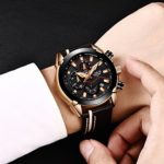 Watches for Men,LIGE Chronograph Waterproof Military Watch