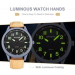 Men's Quartz Analog Watch – Aposon Casual Business Dress Waterproof Wristwatch