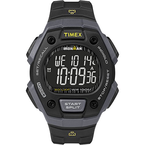 Timex Men's Ironman Classic 30 Black/Gray/Negative Resin Strap Watch