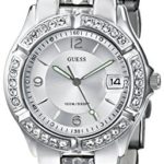 GUESS Women's Stainless Steel Crystal Accented Watch