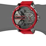 Diesel Mens Mr. Daddy 2.0 Multi-movement Red Silicone Watch