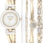 Anne Klein Women's Bangle Watch and Swarovski Crystal