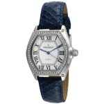 Peugeot Women's Silver-Tone Crystal Watch