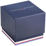 Tommy Hilfiger Men's Quartz Stainless Steel and Silicone Watch, Color:Blue
