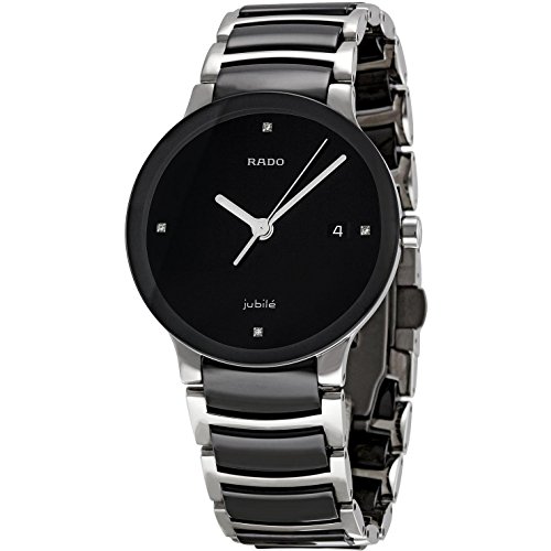 Rado Women's Centrix Black Ceramic Bracelet Watch