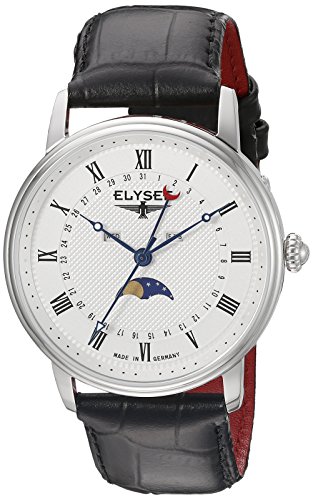 Elysee Men's Classic-Edition Analog Display Quartz Black Watch