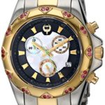 Brillier Women's Analog Display Swiss Quartz Two Tone Watch