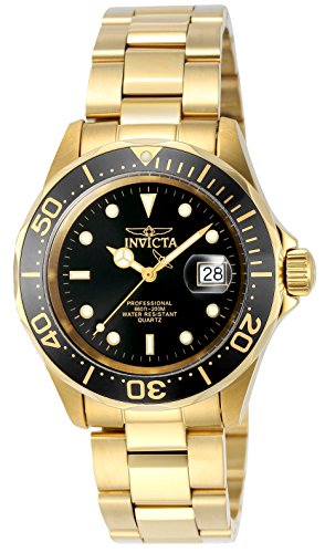 Invicta Men's Mako Swiss Pro Diver Quartz Gold Stainless Steel Watch