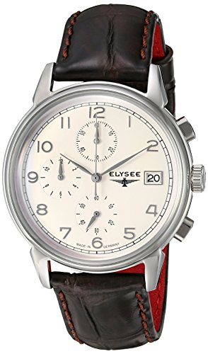 Elysee Men's Classic-Edition Analog Display Quartz Brown Watch