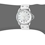 Diesel Men's Rollcage Stainless Steel White Leather Watch