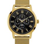 GUESS Men's Stainless Steel Mesh Bracelet Watch