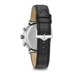 Bulova Men's Quartz Stainless Steel and Leather Casual Watch