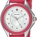 MICHELE Women's 'Cape Topaz' Quartz Stainless Steel and Silicone Casual Watch